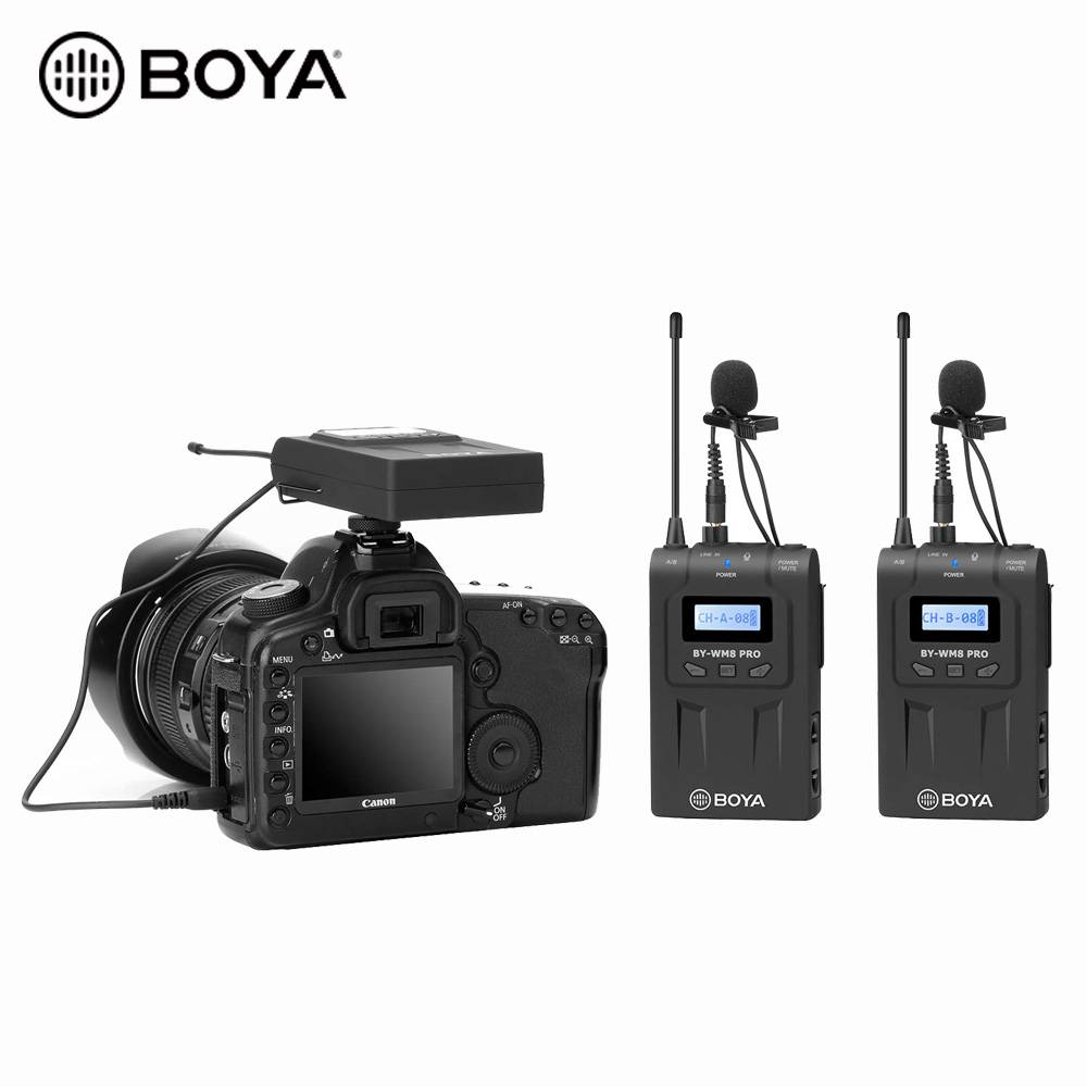 YouTube動画撮影に高音質  BOYA BY-WM8 PROワイヤレスマイク YouTube動画撮影に高音質 BOYA BY-WM8 PROワイヤレスマイク